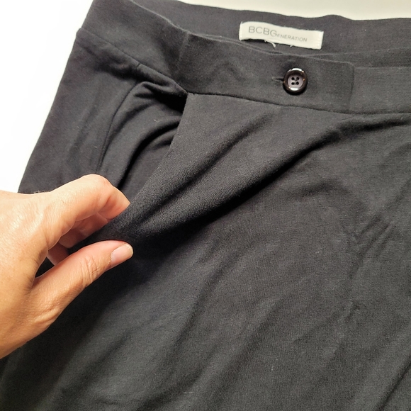 BCBG Generation Black Wrap Skirt - Picture 2 of 3